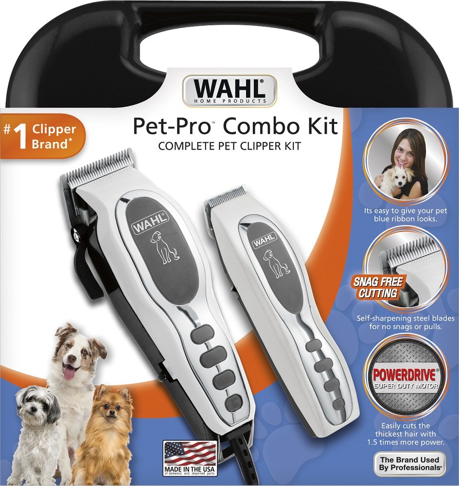 Wahl PetPro Dog Clipper and Trimmer Pet Grooming Combo Kit for Dog