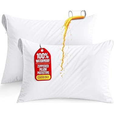 Funda De Almohada Pack De Fundas Protectoras Para Almohada Con
