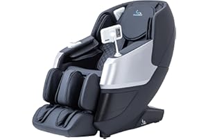 MassaMAX MT339 4D Massage Chair, Full Body Shiatsu Recliner with Electric Extendable Footrest, Zero Gravity, SL Track, Deep Yoga Stretch, Foot Rollers, and Heating (Mix)