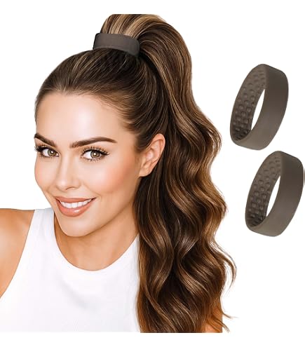 Amazon.com : 4 pc Medium PONY-O - Bendable No Damage Hair  display picture 2