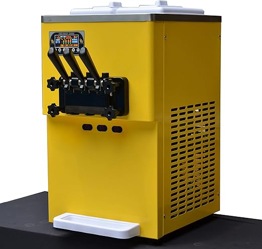 Amazon Com Tabletop 3 Flavors Soft Serve Ice Cream Machine