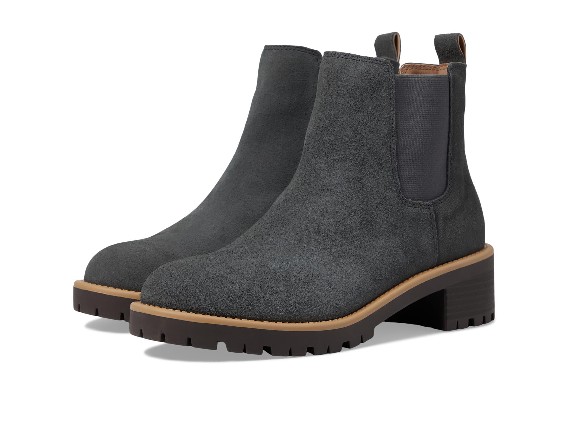 Blondo Women’s Mayes Waterproof Comfortable Fashion Boot, Dark Grey Suede, 8 M