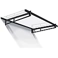 Palram - Canopia Bremen 1500-5' x 3' Window & Door Awning for Door Entrance, High-End Polycarbonate Patio Canopy with Clear Panels, UV Protection, Modern Gray Metal Frame, Weather Resistant Overhang