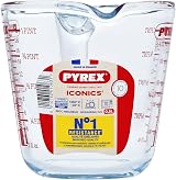 Pyrex Measuring Jug 500ml 568ml 20oz Glass with Handle P586 view 3
