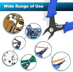 VCELINK Small Wire Cutter Spring-loaded