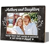 YGSDZY Mom Daughter Picture Frame, Picture Frame Gift for Mom from Daughter, Mother's Day, Christmas, Thanksgiving, Birthday Gift for Mother and Daughter, Frame Desk Picture Frames for Home