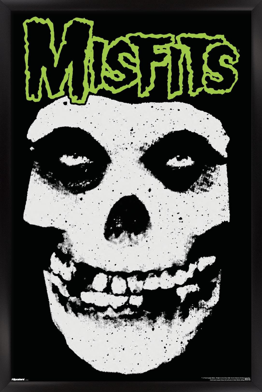 Photo 1 of *****Item Similar ******
Misfits - Classic Fiend Splatter Wall Poster, 34L" x 22.4W", Black Framed Version