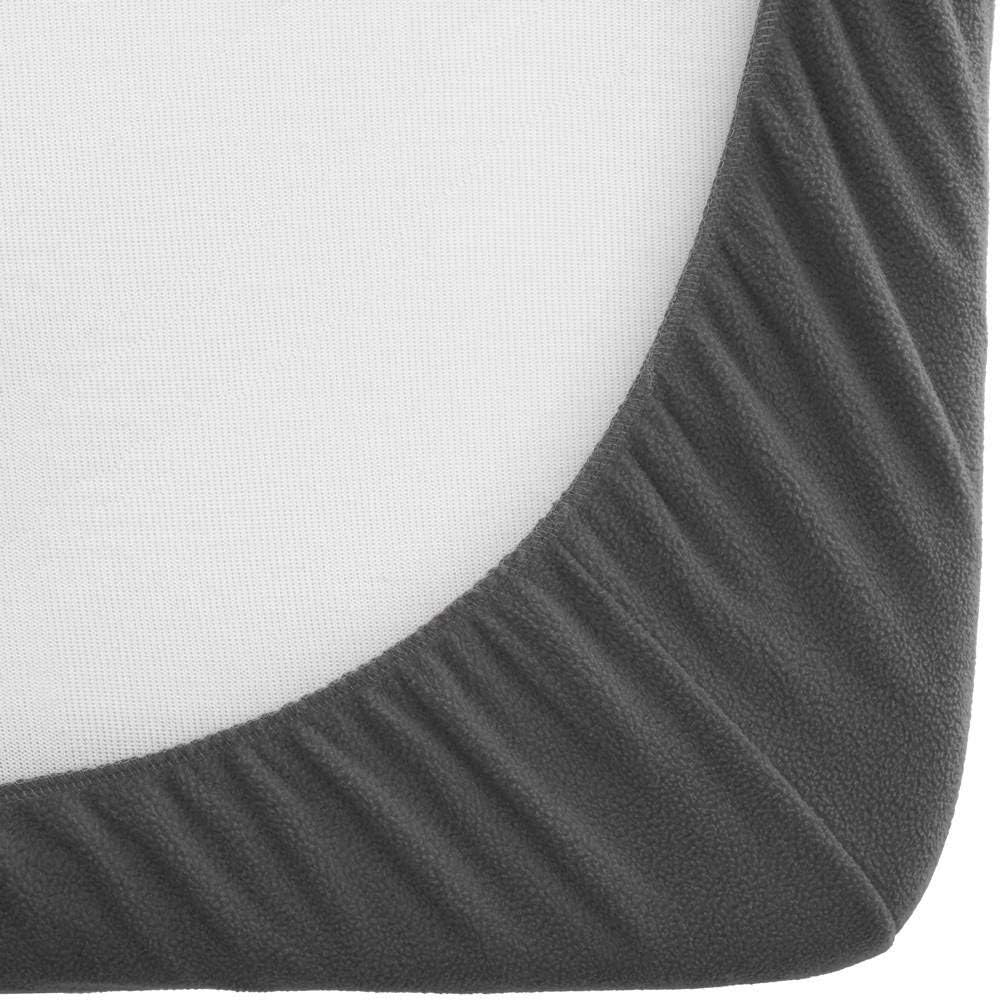 Bare Home Super Soft Fleece Fitted Sheet - Queen Size - Extra Plush Polar Fleece, Pill Resistant - Deep Pocket - All Season Cozy Warmth, Breathable & Hypoallergenic (Queen, Grey): Home & Kitchen