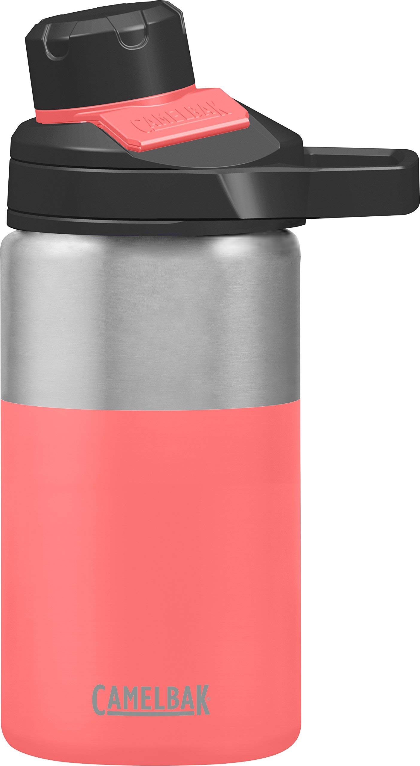 CAMELBAK Chute Mag Vacuum Stainless 12oz, Coral Bottle - 001 Black/Grey, N