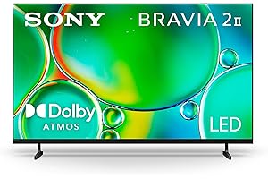 Sony BRAVIA 2 II 43 Inch 4K Ultra HD LED Smart TV with Google TV and Exclusive Features for PlayStation®5 (K-43S20M2), 2025 Model
