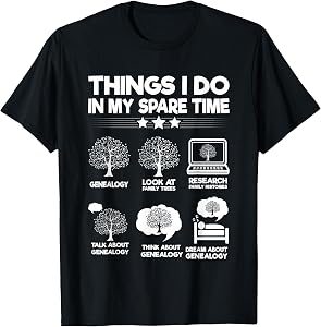 Genealogy Ancestry Family Histories Research Genealogists T-Shirt