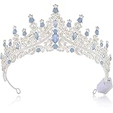 Brishow Light Up Bridal Wedding Rhinestone Tiaras, Crystal Prom Peagant Crowns, Sparkly Homecoming Headband for Women