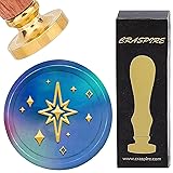 CRASPIRE Twinkle Stars Wax Seal Stamp Shiny Eight