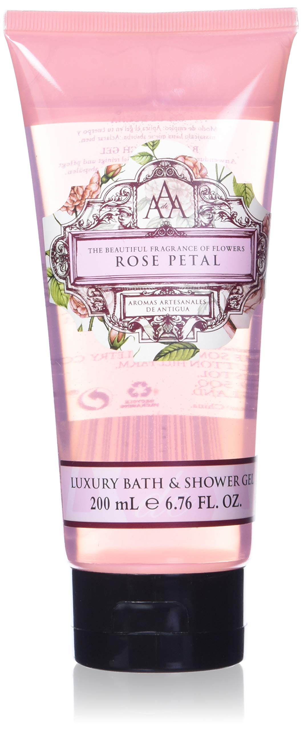Aromas Artesanales De Antigua Bath And Shower Gel Light and Floral - Rose Petal 1 x 200ml