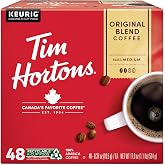 Tim Hortons Original Blend, Genuine Medium Roast Coffee, Single-Serve K-Cup Pods, 48ct