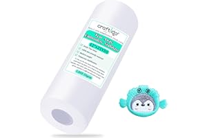 Craftido Tear Away Embroidery Stabilizer Backing 12" x 25 Yd/roll Compatible with Most Hoops 1.8oz Medium Weight for Machine Embroidery and Hand Sewing