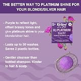KinKind Purple Shampoo Bar My PLATINUM TOUCH 50g Vegan Blonde Silver White Hair view 2