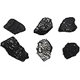 EISCO (Pack of 6) Raw Graphite, Pure Carbon Specimens - Approx. 1" - Geologist Selected & Hand Processed - Great for Science Classrooms - Class Pack