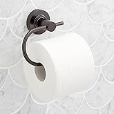 Signature Hardware 953787 Lexia Wall-Mounted Toilet Paper Holder - Gunmetal