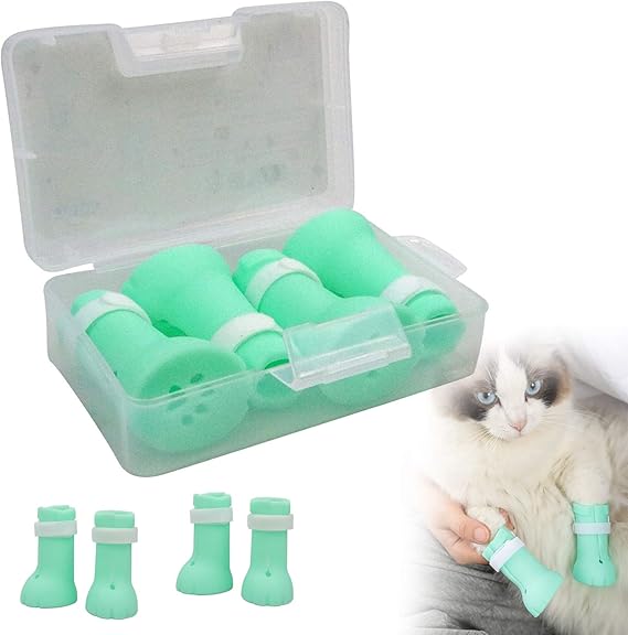 N/W Silicone Cat Nail Covers Caps, AntiScratch Cat Claw Covers