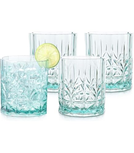 Vasos Acrílicos De 10 Onzas, Juego De 8 Vasos De Plástico, V