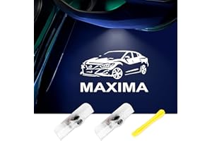 Maxima Verkoy No Fade Car Door Lights Logo, Welcome Light Projector Puddle Lamp, Compatible with Maxima 2004-present 2 PCS