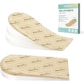 Heel Lift Inserts for Women Shoes - Welnove Adjustable Orthopedic Shoe Lifts for Uneven Legs - Gel Heel Inserts for Leg Lengt