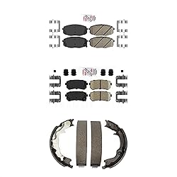 Transit Auto Front Rear Ceramic Disc Brake Pads Kit