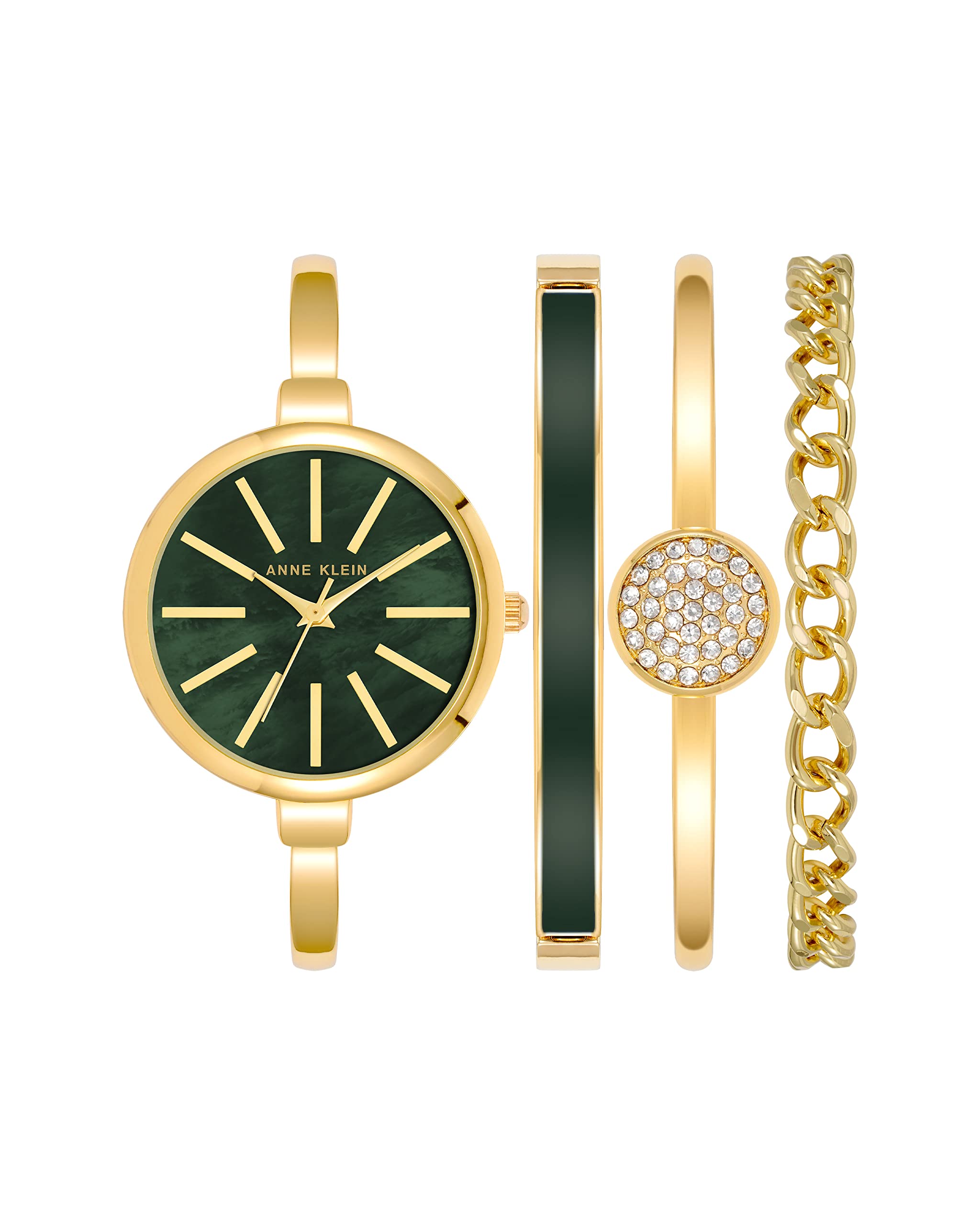 Anne Klein Women's Bangle Watch and Bracelet Set Image
