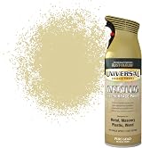 Rust-Oleum Universal Metallic Spray Paint Pure Gold 400ml 360° Any-Angle