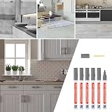DONQL 6Pcs Tile Pen Grey Grout Pen with Replacement Nibs for Tiles Bathroom view 6