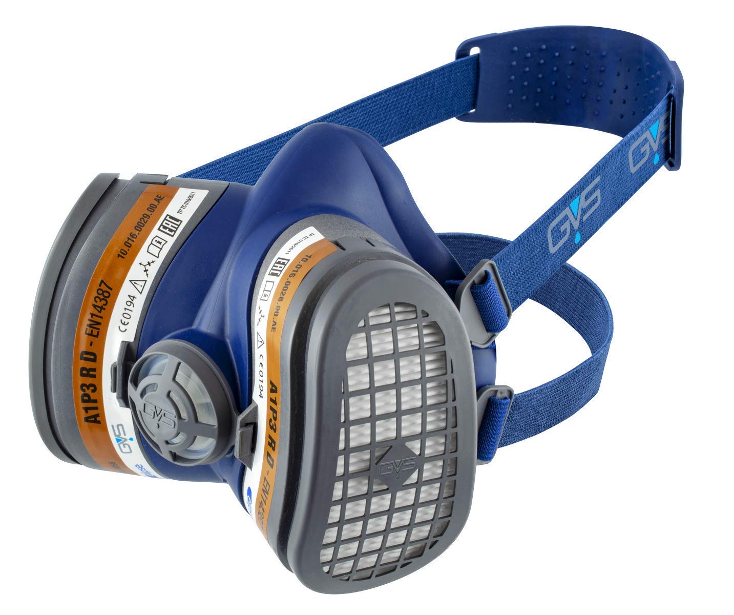 GVS Elipse Half Mask with A1P3 Replaceable Filters for Dust and Organic Vapours