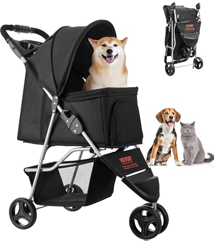 HPZ Pet Rover Run Performance Jogging Sports Stroller with Comfort