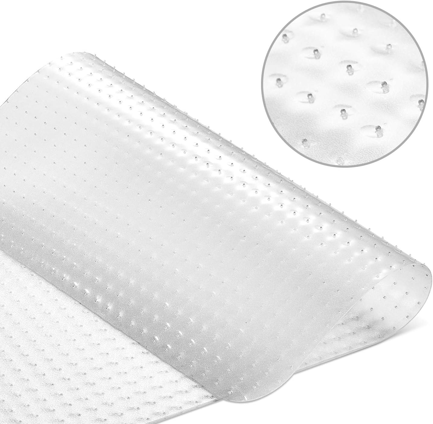 Redsun Office Chair Mat for Carpets Waterproof PVC Multi-Purpose (Office, Home) Floor Protector with Studs 30”X 48” (Thick 2MM with Nails Rectangle) : Office Products