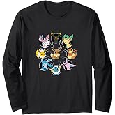 Eevee Evolution Circle Long Sleeve T-Shirt