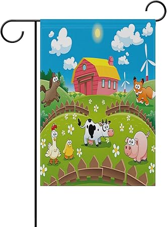 Amazon Com Shinesnow Cow Fox Chicken Pig Horse In The Fences