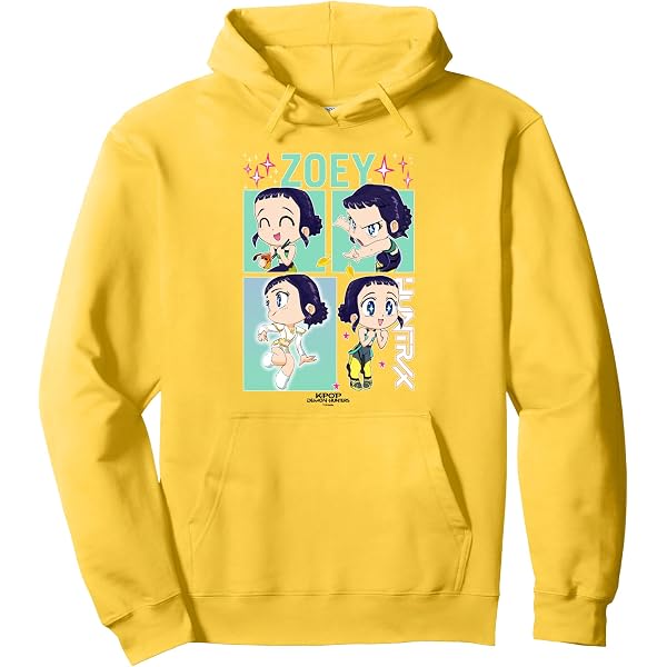 Sweatshirt Unisexe Demon Hunters / K-pop - Tissu Doux, Coupe Ample - Style Streetwear Harajuku - Fille, Garçon - 10