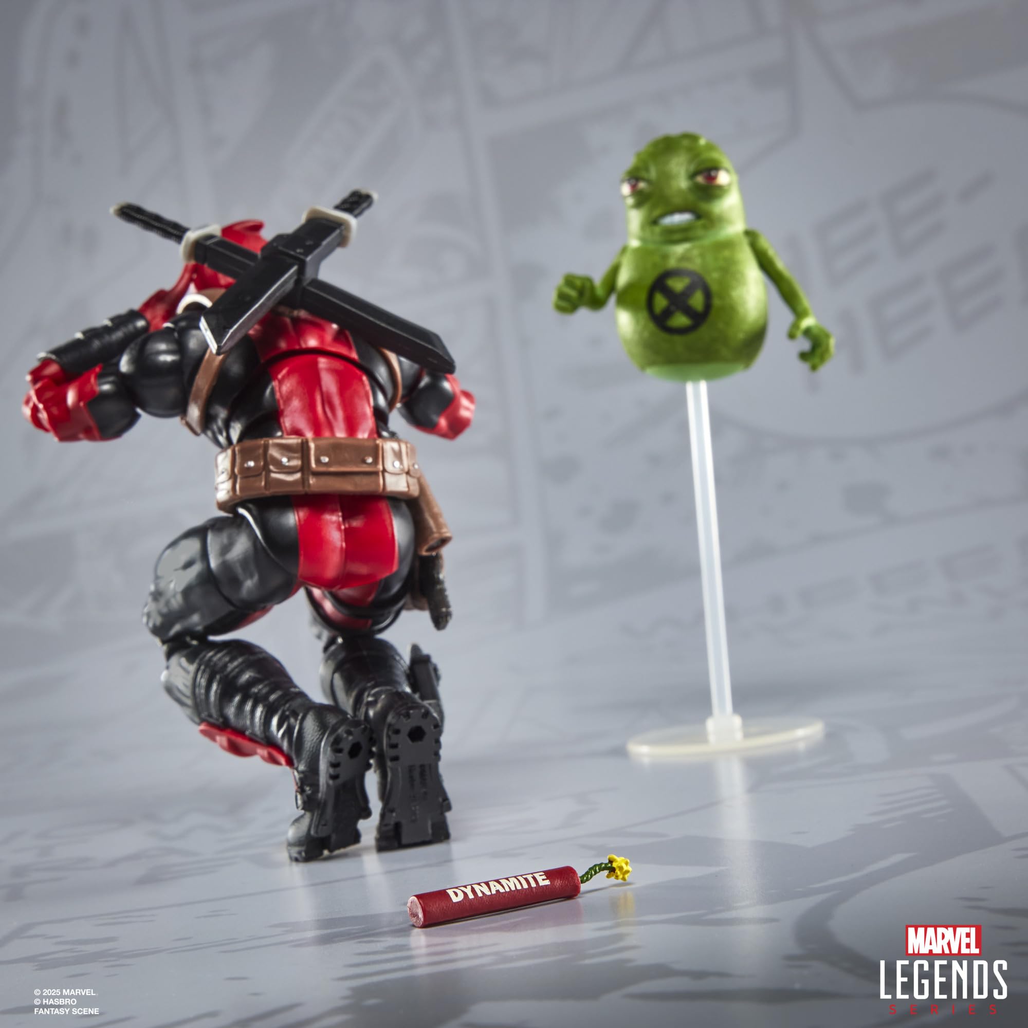 Marvel Legends Maximum Series Deadpool, Deluxe Deadpool Comics Collectible 6-Inch Action Figure with 24 Accessories Including X-Force’s Doop