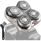 Razor Replacement Blades - for Forte PRO 4 Head Compatible with Skull Shaver Pitbull Pro - for Pitbull Silver Gold PRO SX5 & Palm MX5 & Butterfly Kiss Pro - Bald Men Electric Shavers Accessories