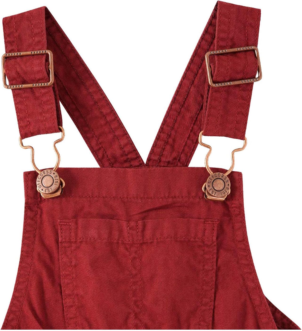 OFFCORSS Bib Overalls for Toddler Baby Boys Sizes 12m - 5T Adjustable Straps Slim Overol: Clothing