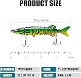 Truscend Swimmax Easy Catch Lure Three Actions Segmented Swimbait view 5