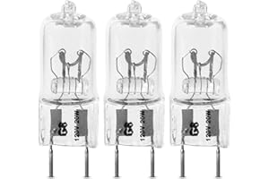 Feit Electric 20-Watt Xenon Halogen Light Bulb, Dimmable, 3000K Bright White, G8 Bi-Pin Base, 170 Lumens, 90+ CRI, Cool & Long-Lasting for Under Cabinet, Accent, Display, & Task Lighting, 3-Pack