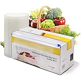 11" x 150' Vacuum Sealer Bags Rolls for Food Saver, with Cutter Dispenser, Commercial Grade Vacuum Sealer Rolls for Custom Sizing, BPA-Free, Ideal for Sous Vide Cooking, Meal Prep and Storage