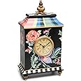 MACKENZIE-CHILDS Desk Clock, Decorative Wood Clock for Kitchen and Living Room, Jaipur