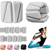 Wrist Weights, Adjustable Wrist Ankle Weights for Women, Wearable Arm & Leg Weights Set of 2(1 lb Each), Weighted Bangles for Walking, Yoga, Dance, Barre, Gym