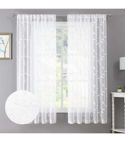Heritage Lace Starfish Door Panel in White, 45 wide x 72 drop - Beach Style - Curtains - by