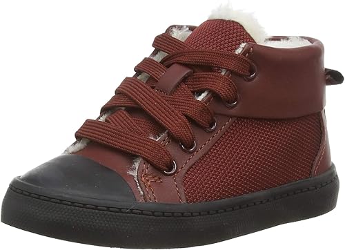 clarks red trainers