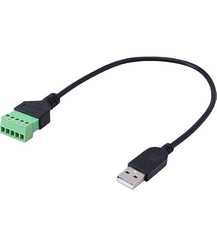 thumbnail image 2 of QIANRENON USB C 2Pin Solderless Adapter USB Type C Male To 2Pin Crimp Terminal... 2 of 14