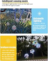 Akin Solar Hanging Butterfly Ball Light Outdoor Garden Decor 8 Butterflies view 5