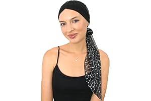 CAPLORD Head Scarf for Women Skull Cap Chemo Patients Headwear Cancer Hair Loss Scarf Headwrap Cover Hat Turban Covering Wrap